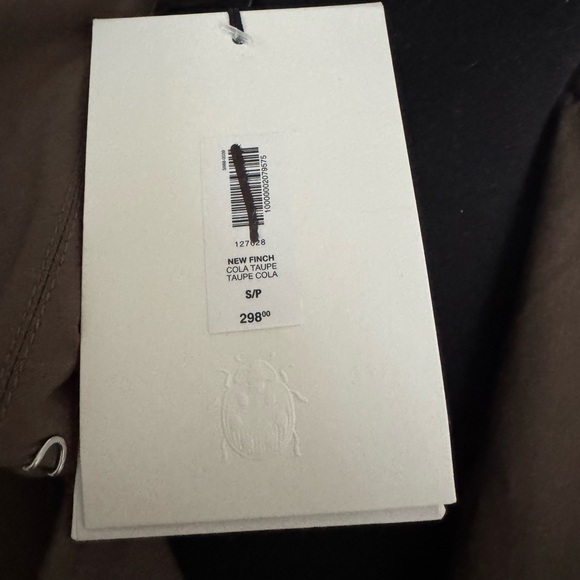 Aritzia Finch Trench Coat Cola Taupe nwt size small - Picture 6 of 6